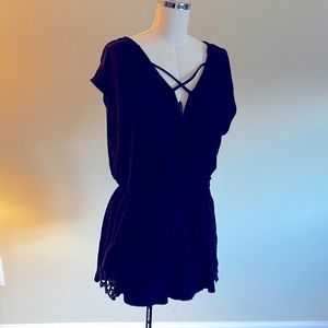 L Space Black Romper
